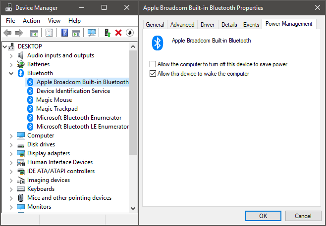 broadcom bluetooth software windows 10