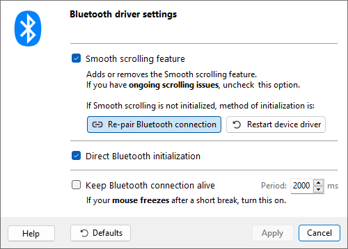 Settings bluetooth while driving что это