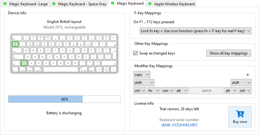 Keyboard Features Magic Utilities